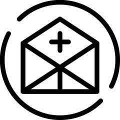 Envelope-plus Icon