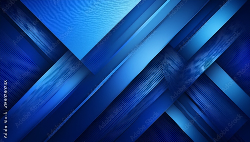 Poster a blue modern abstract background image with overlapping geometric patterns