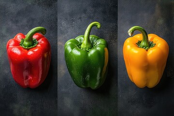 Collage of assorted peppers, including jalapenos, bell peppers, and habaneros, showcasing their vibrant colors