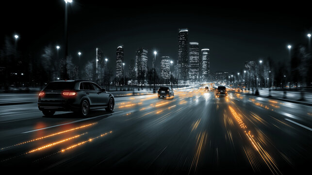 Autonomous vehicle in motion