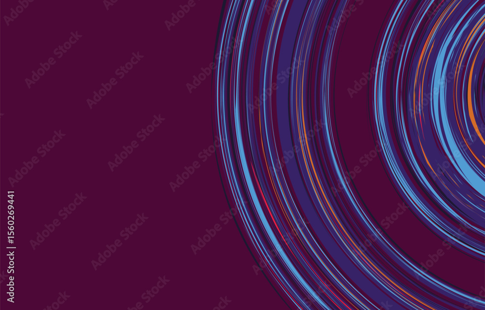 Leinwandbilder Abstract geometric background with lines shapes in a modern design aesthetic. A modern abstract geometric background featuring minimalist pattern