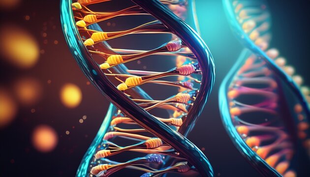 structure of a helical dna gene molecule