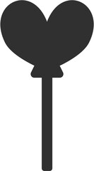 Black Hearts Element Icon Set