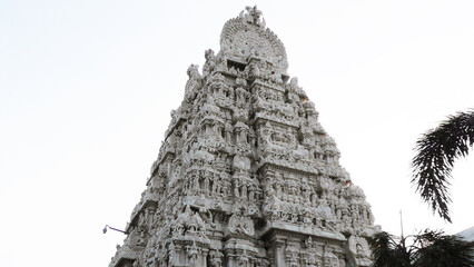 Intricate carvings on the tower of Kamakshi Temple, Kanchipuram, Tamil Nadu, India | Sri Kanchi...