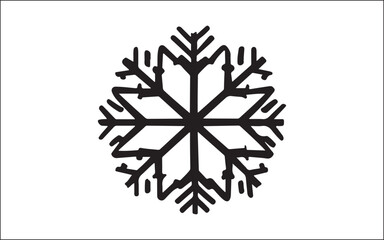 Obraz premium christmas snowflake vector illustration