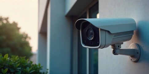 High-Definition CCTV Camera Wall-Mounted Security Surveillance System Providing Comprehensive Night Vision Monitoring for Business and Home Security