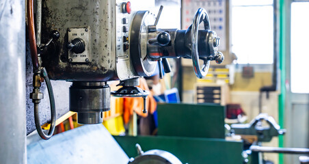 Fototapeta premium Machine tools in a factory