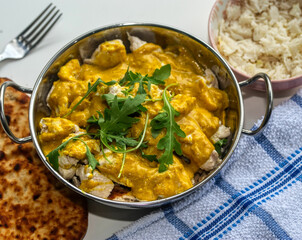 chicken korma with rice