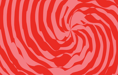 Abstract illustration of red shapes background