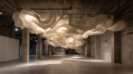 organic off white  sculptural