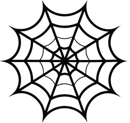 Vector halloween spider web clipart. Funny, cute illustration for seasonal design, textile, decoration kids playroom or greeting card. Hand drawn prints and doodle. | Premium Vector
