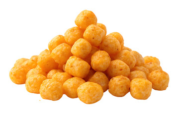 Cheesy puff pile PNG Image