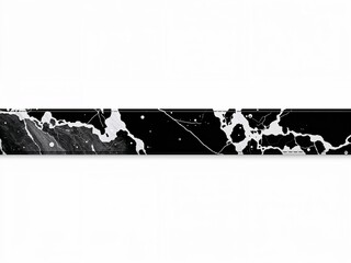 Obraz premium Different black onyx choker design on plain white background