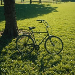 bicycle in the grass