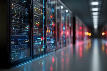 Inside a Modern High-Tech Data Center