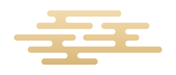 Chinese cloud icon. Japanese cloud. Asian clouds. Decorative elements for design. Vector illustration