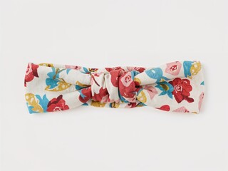 Obraz premium Different scrunchie style headband design on plain white background