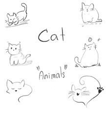 doodles shape drawn for template.