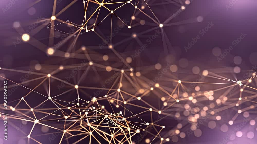 Poster showcasing beautiful connections and patterns that create mesmerizing abstract designs, highlighting