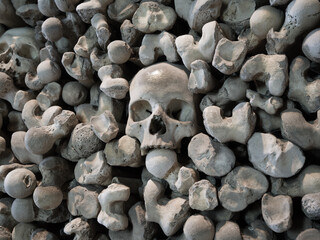 Hythe , England, United Kingdom, 23rd May2025, St Leonards Church ossuary vault and crypt