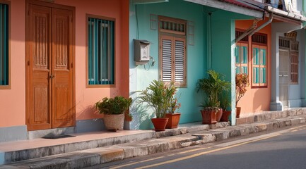 Obraz premium Old house exterior