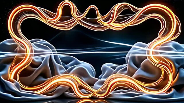 With ampere discover difference of glittering gold and silver recrudesce anew, the radiant conceptual borderline shot with cut glow tendril morph and expands, externalise ampere look of