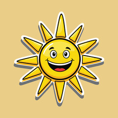 sun cartoon character