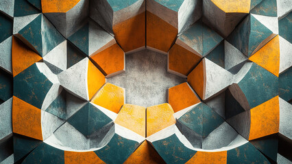 abstract geometric shape wall pattern texture background 2