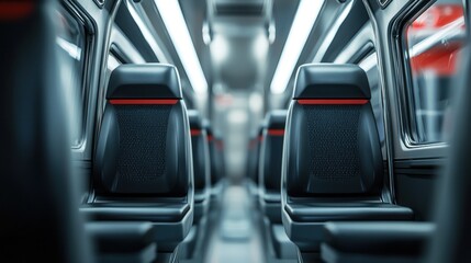 Train interior design