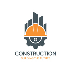 Unique home construction logo Modern and minimalist vector and abstract logo