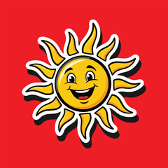 sun cartoon illustration