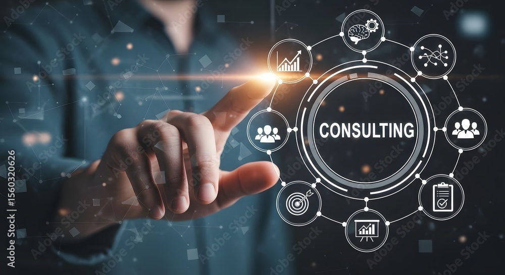 Poster digital consulting solutions: empowering business growth with expert guidance