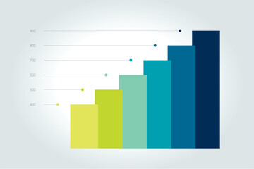 Chart, column graph, infographic element.
