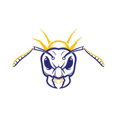 Ant head vector illustration