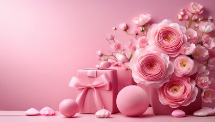 pink romantic background
