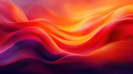 Obraz premium Abstract vibrant flowing colors