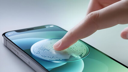 hand holding a touchpad pc
