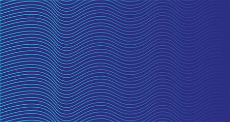 blue and white wavy lines