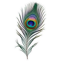 Obraz premium Blacklight Geometric Unicorn