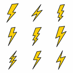 Lightning Bolts Set