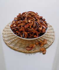 Healthy preserves dried fruits. Big plate of dried fruits. A pile of dried fruit. Lots of pieces of dry fruit. Dry fruit Plate