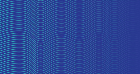 blue and white wavy lines