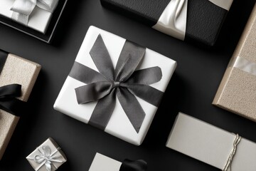 Flatlay featuring retail incentive items with gift boxes