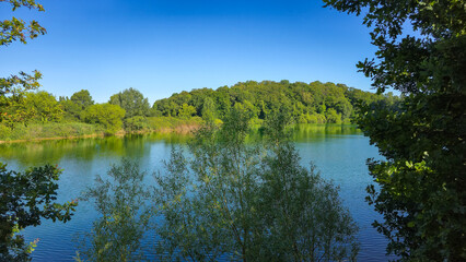  Kiesgrube Leuben in Dresden Sommer 