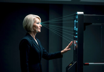 Biometric authentication by face