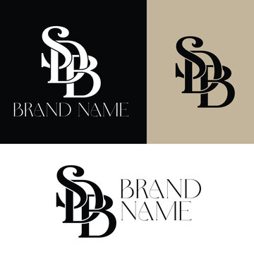 SDB logo design templates, SDB logo design SDB logo ideas, SBD letters vectors