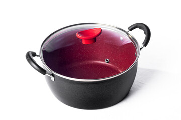 Black and red pan
