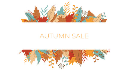 autumn border frame