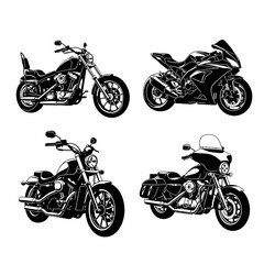 Obraz premium set of bikes