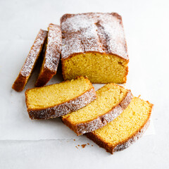 Homemade pumpkin loaf cake